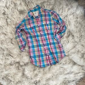 AE Bright Button Up Flannel